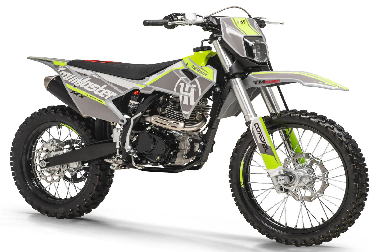 TrailMaster MX250 Dirt Bike, 5-Speed Manual, Electric Start, Dual Disc Brakes, (21/18) Wheels - Image 12