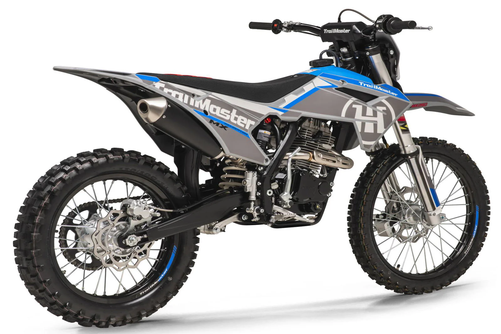 TrailMaster MX250 Dirt Bike, 5-Speed Manual, Electric Start, Dual Disc Brakes, (21/18) Wheels - Image 18