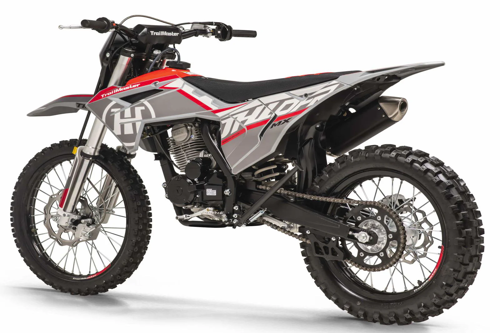 TrailMaster MX250 Dirt Bike, 5-Speed Manual, Electric Start, Dual Disc Brakes, (21/18) Wheels - Image 8