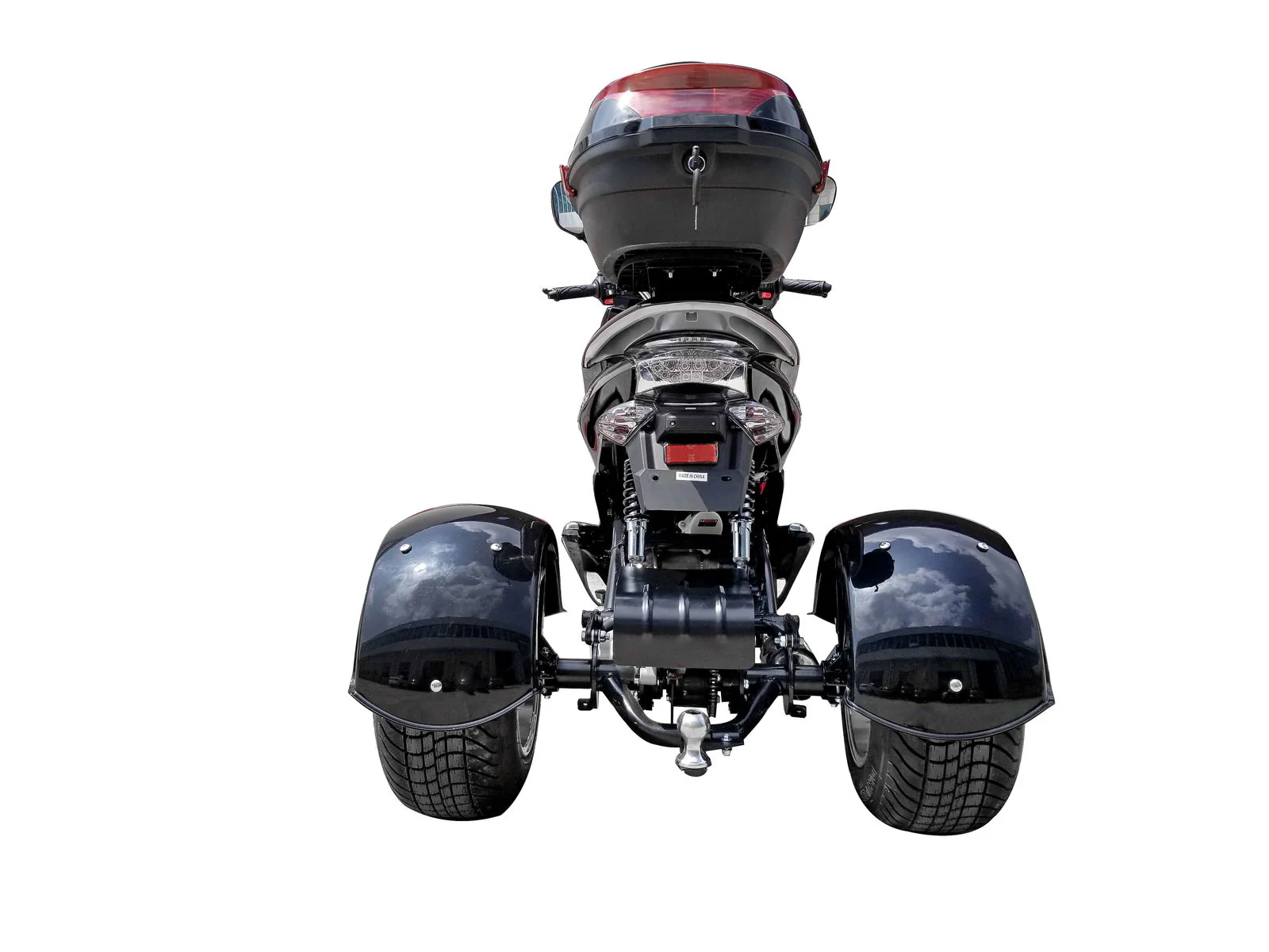 Q6 50cc Trike, Automatic Shifting, Full Wind Screen, Locking Trunk - Image 10