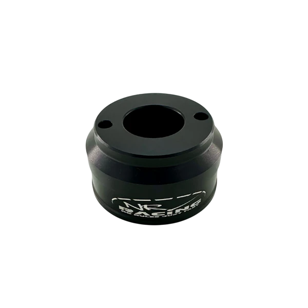 QMA Race Air Filter Adapter, Black Anodized Aluminum