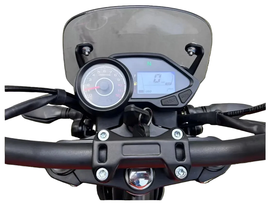 Racer 140cc Street Motorcycle, 4-speed Manual, Electric Start, Digital Speedometer, LED Headlight - Image 10
