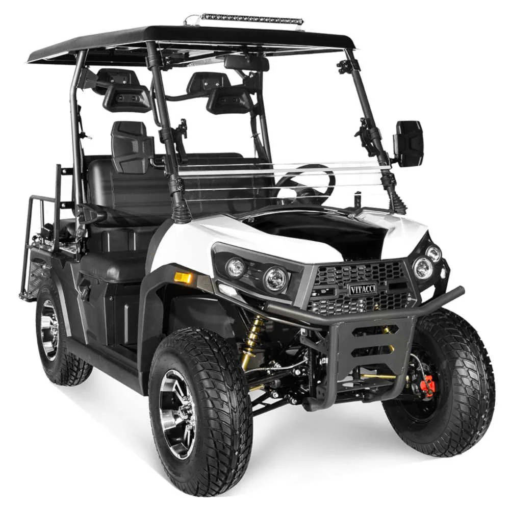 Rover 300 Gas Golf Cart, Electronic Fuel Injection, Automatic with Reverse, Deluxe Alloy Wheels, Windshield Included - Image 3