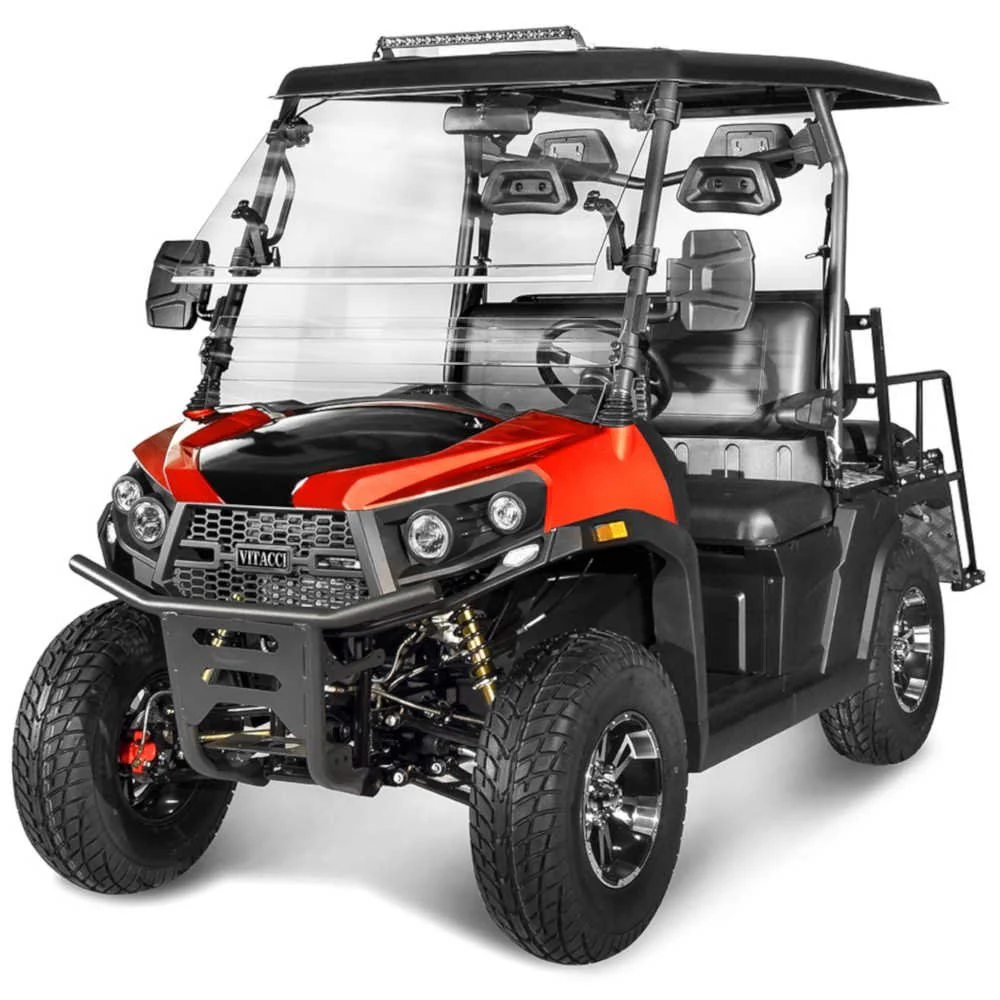 Rover 300 Gas Golf Cart, Electronic Fuel Injection, Automatic with Reverse, Deluxe Alloy Wheels, Windshield Included - Image 4