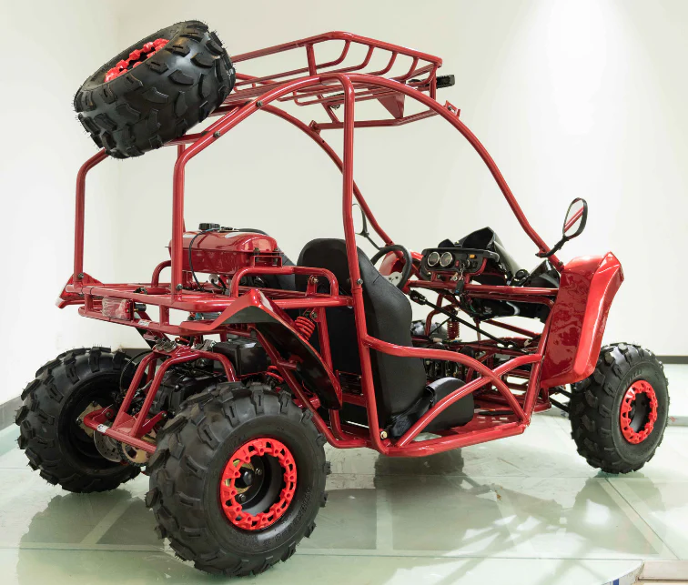 Shark DLX 125cc Mid-Size Kids Go Kart, Electric Start, 3-Speed Semi-Automatic with Reverse, Ages 12 and up - Image 10