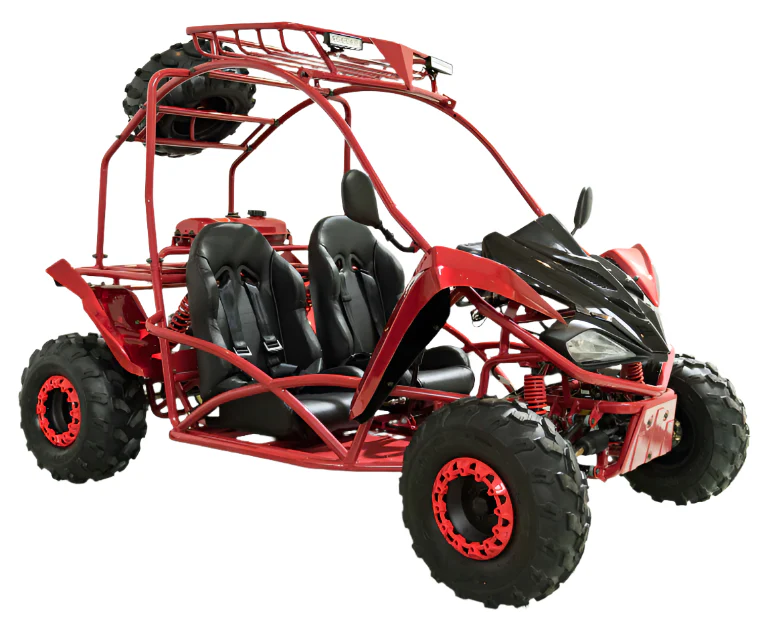 Shark DLX 125cc Mid-Size Kids Go Kart, Electric Start, 3-Speed Semi-Automatic with Reverse, Ages 12 and up - Image 4