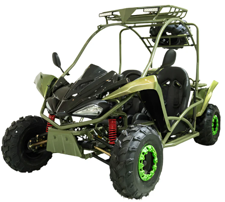 Shark DLX 125cc Mid-Size Kids Go Kart, Electric Start, 3-Speed Semi-Automatic with Reverse, Ages 12 and up - Image 5