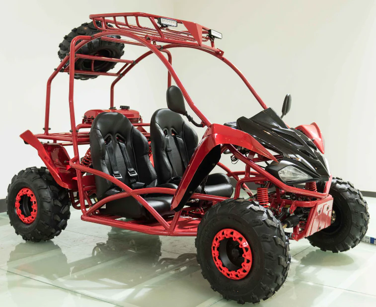 Shark DLX 125cc Mid-Size Kids Go Kart, Electric Start, 3-Speed Semi-Automatic with Reverse, Ages 12 and up - Image 8