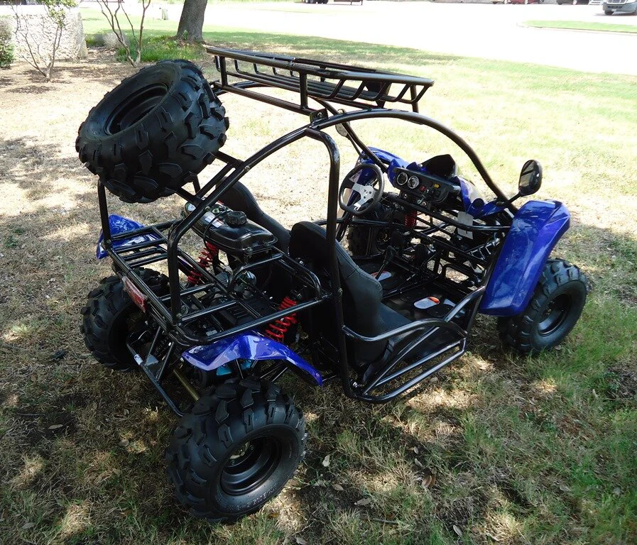 Shark 125cc Mid-Size Kids Go Kart, Electric Start, 3-Speed Semi-Automatic with Reverse, Ages 12 and up - Image 9