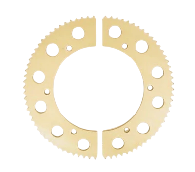 Racing Split Sprocket, #219, Bolt Circle 5.25", TOOTH RANGE 65-84