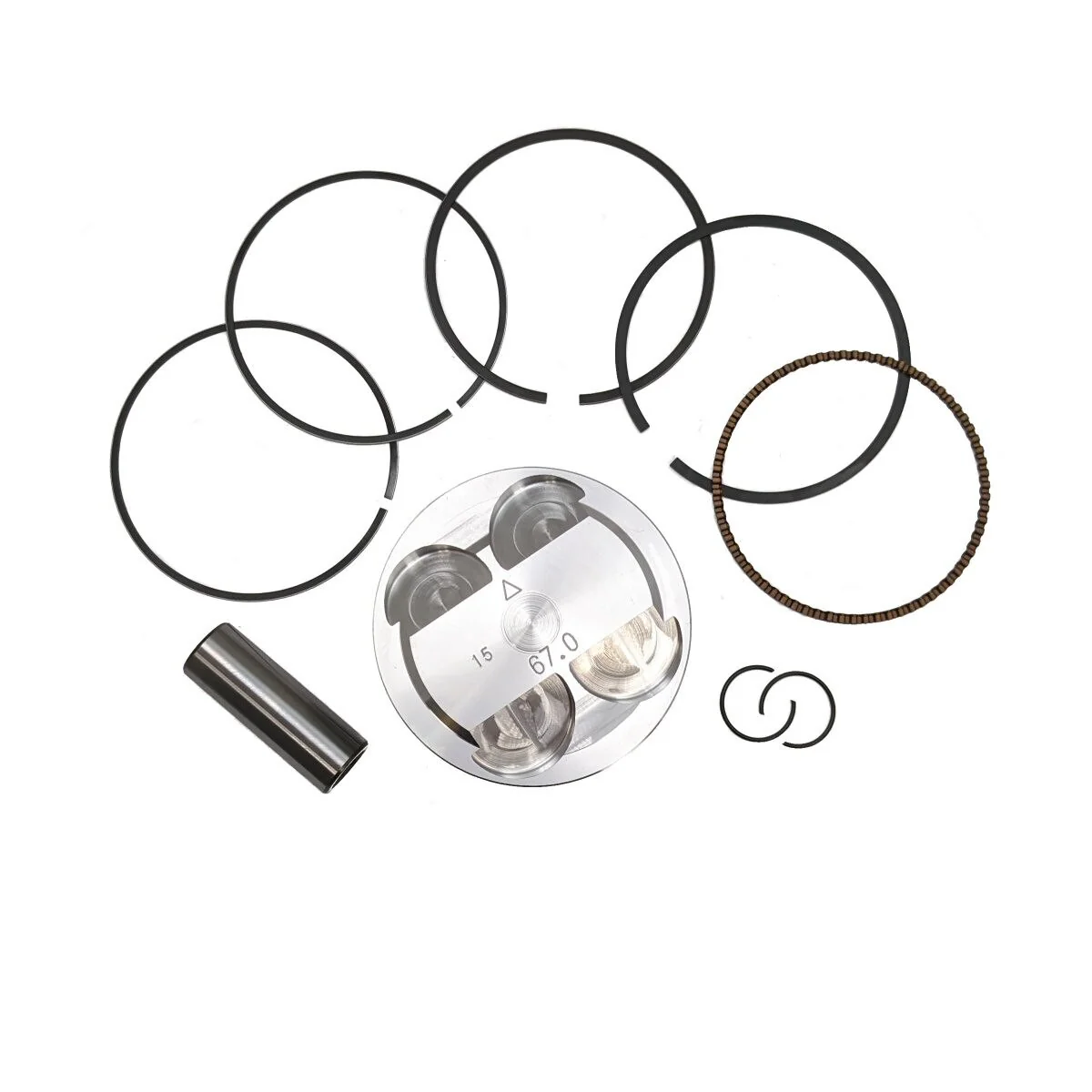 SSP-G GY6 67mm 4V Forged Piston - Image 2