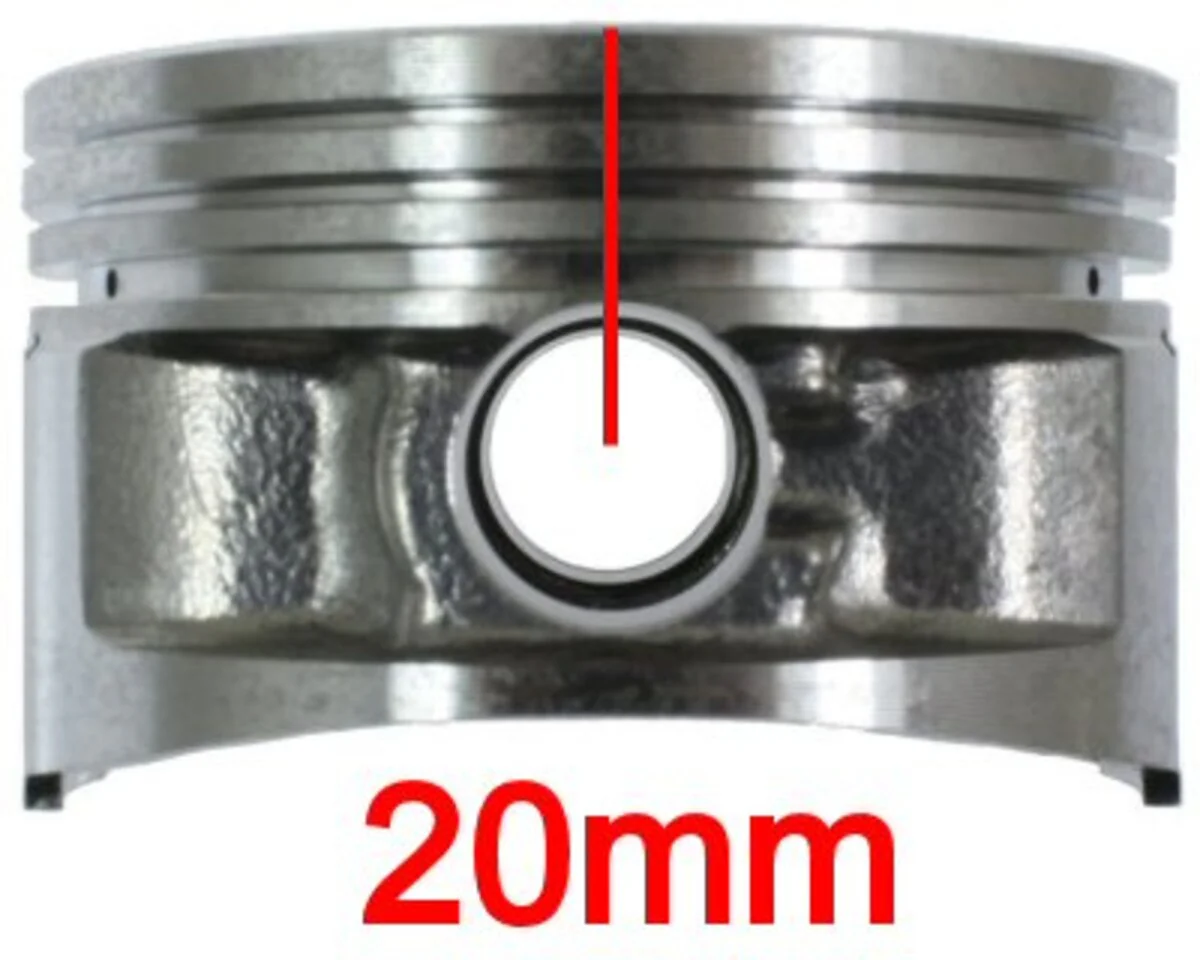 SSP-G GY6 Piston Set - Image 2