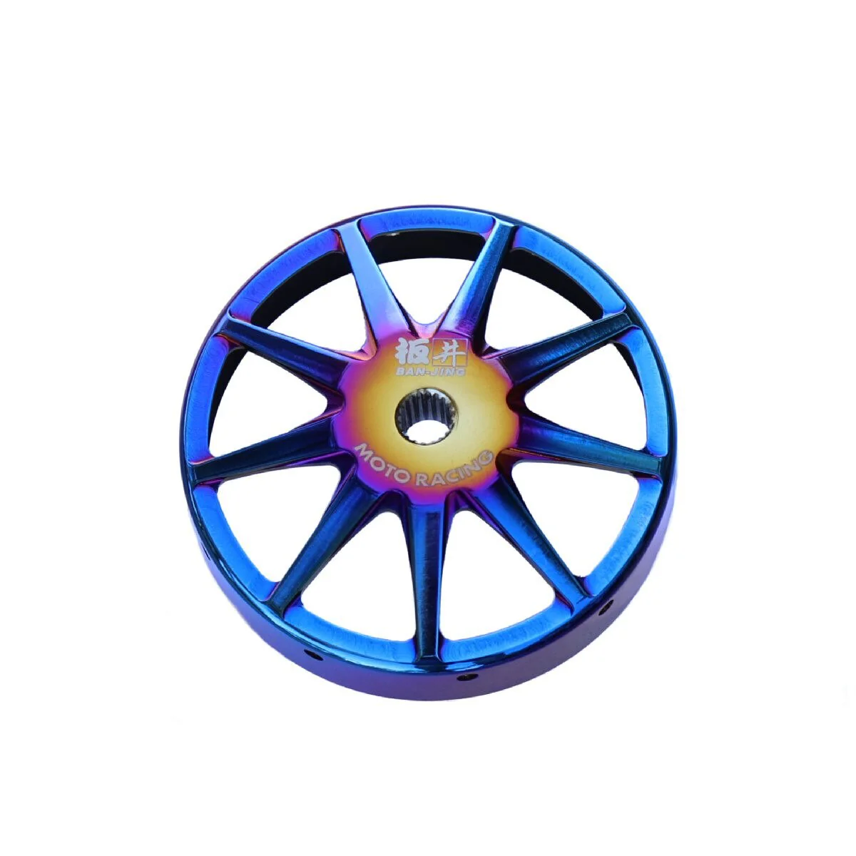 SSP-G GY6 Titanium Coated Clutch Drum - 9 Spoke