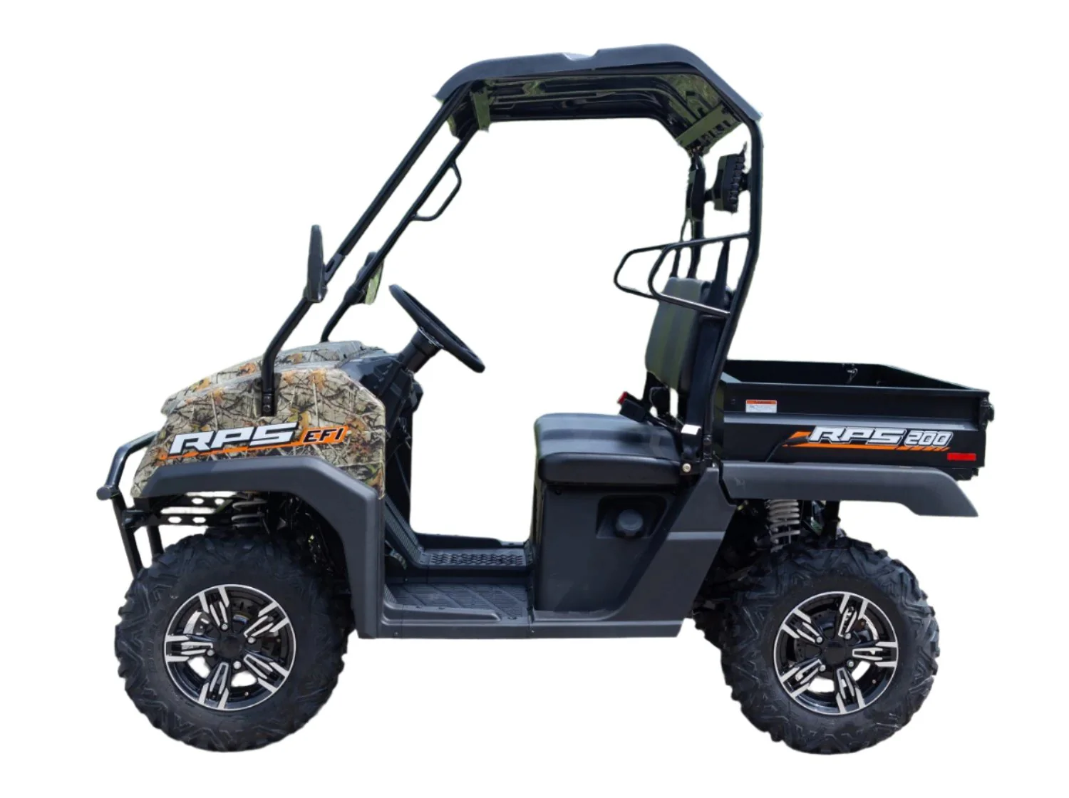 SSV 200 EFI UTV Side-by-Side, Automatic with Reverse, Deluxe Alloy Wheels, Dump Bed, Fully Assembled - Image 9