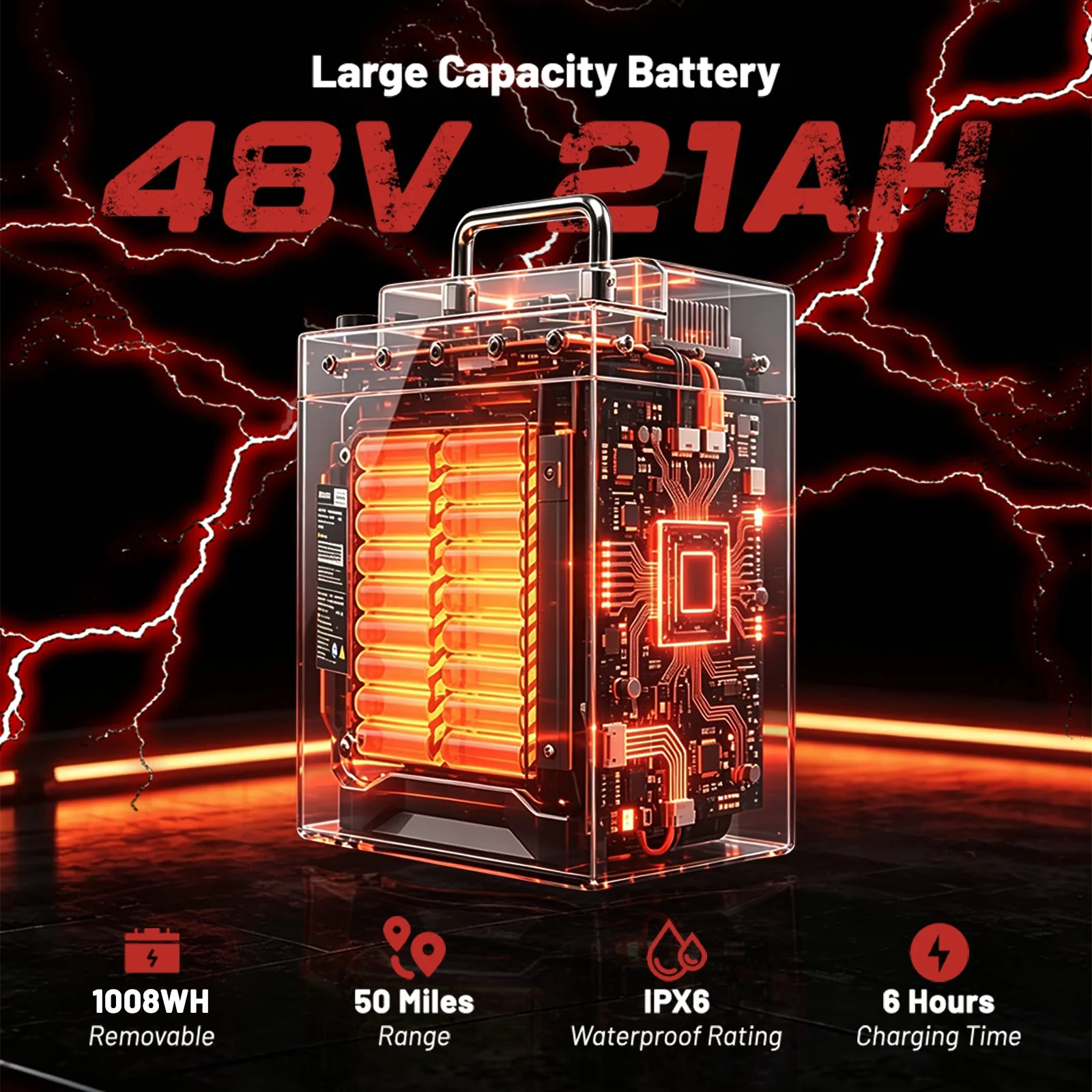 SYX MOTO ARC 3000W Peak Electric Dirt Bike | 48V Mid-Drive Off-Road Motorcycle - Image 8