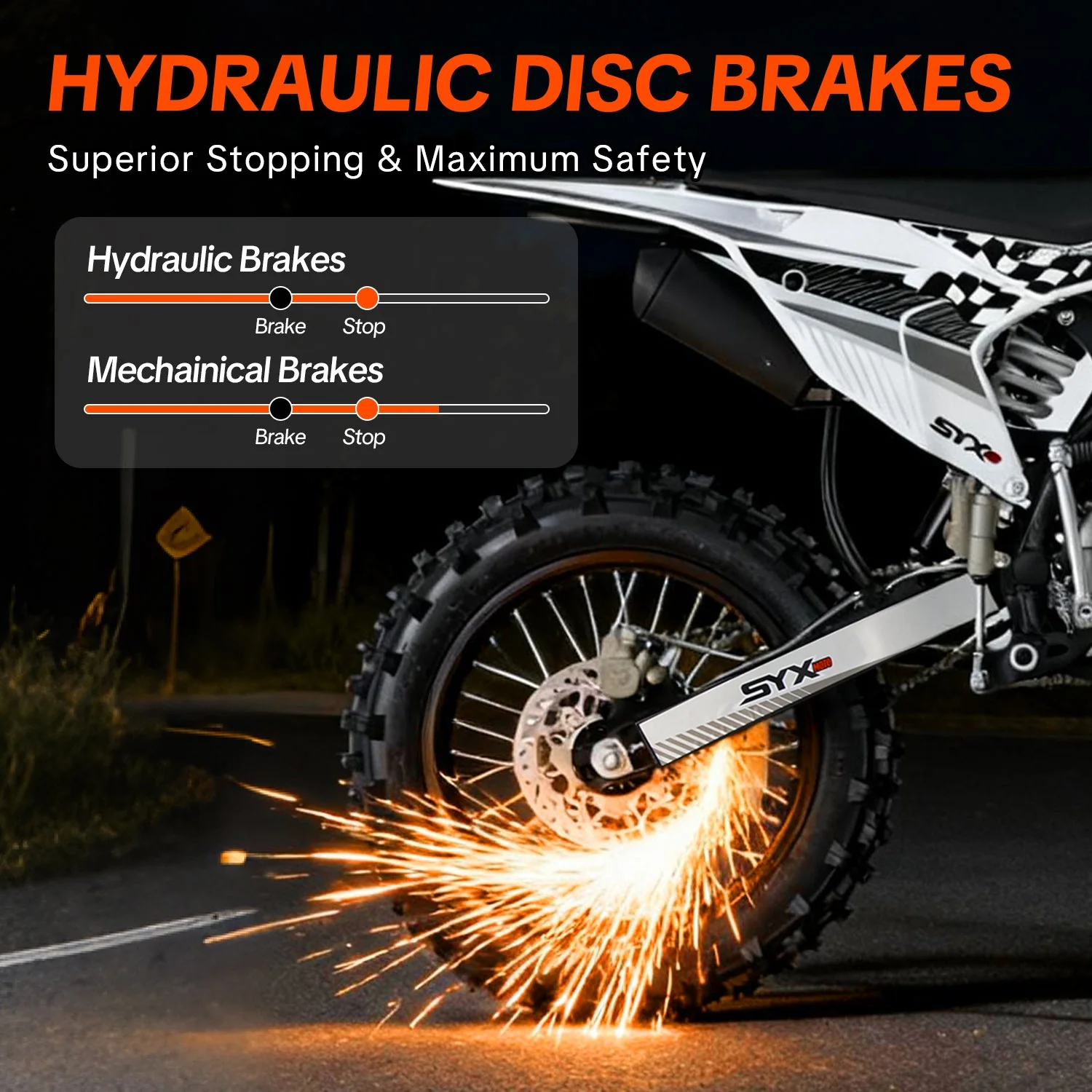 SYX MOTO K1 125cc Dirt Bike | 4-Stroke Off-Road Pit Bike for Teens & Adults - Image 4