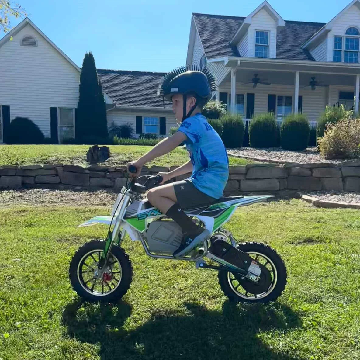 SYX MOTO KBE 500W Kids Electric Dirt Bike | 36V Mini Off-Road E-Bike for Beginners - Image 2