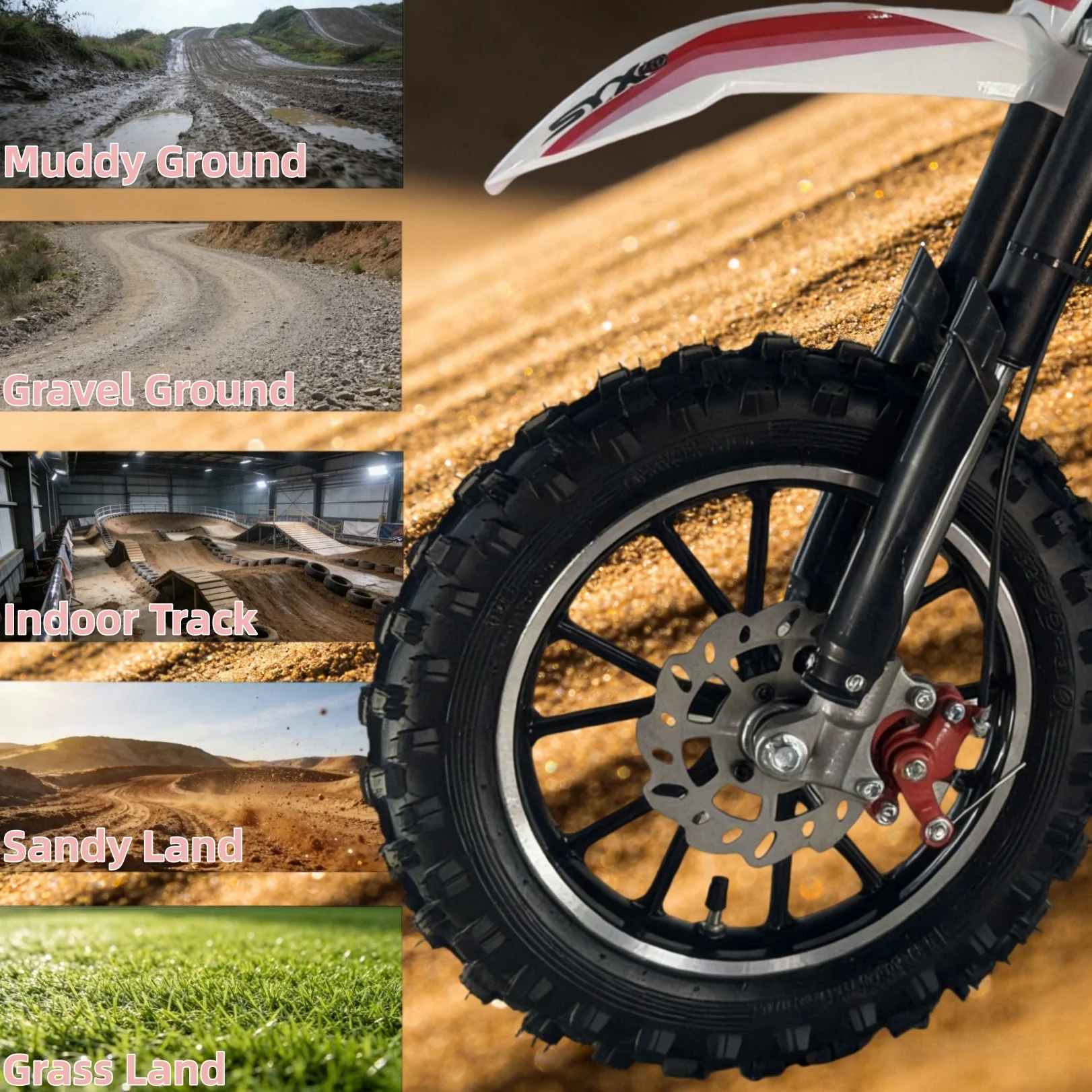 SYX MOTO MK 40cc 4-Stroke Kids Gas Mini Dirt Bike | Automatic Off-Road Pit Bike - Image 3