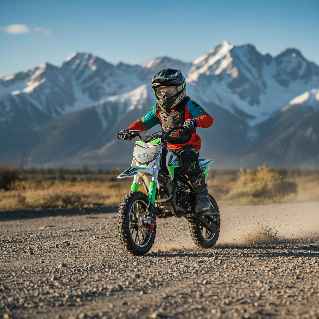 SYX MOTO VK 58cc 4-Stroke Off-Road Mini Ride-On for Kids – Pull Start, 2.0HP, Fully Automatic - Image 3
