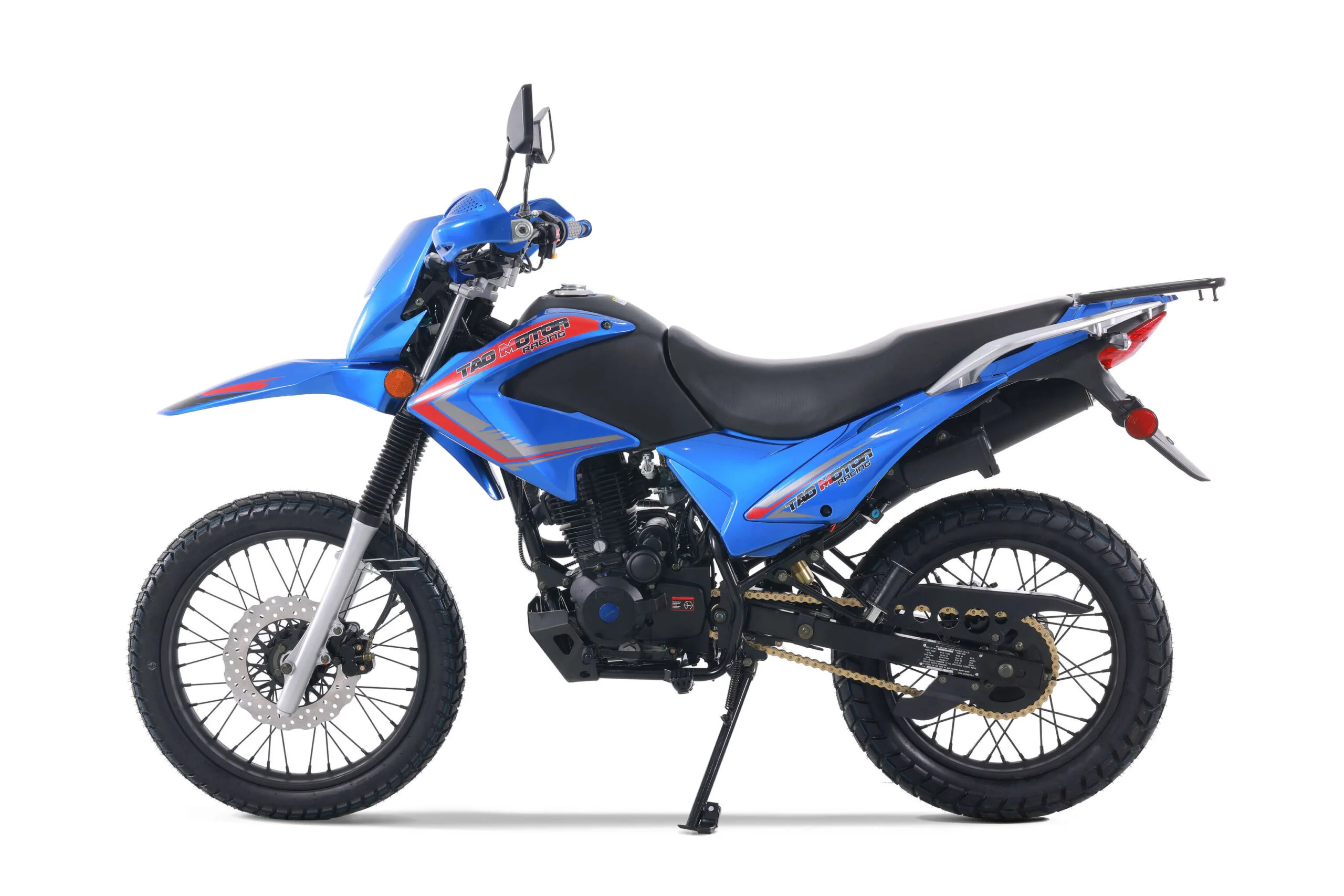 Tao TBR7D 250 Dual Sport Motorcycle, 5-Speed Manual, Electric Start, 19/17 inch Wheels - Image 4