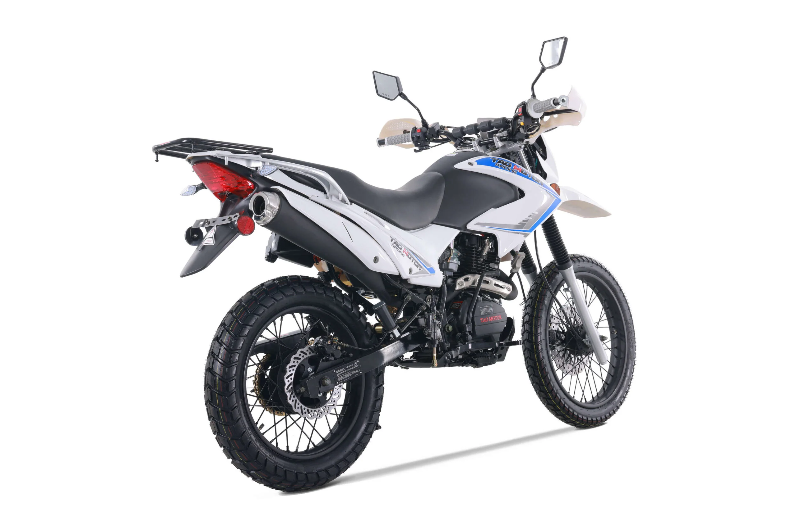 Tao TBR7D 250 Dual Sport Motorcycle, 5-Speed Manual, Electric Start, 19/17 inch Wheels - Image 9