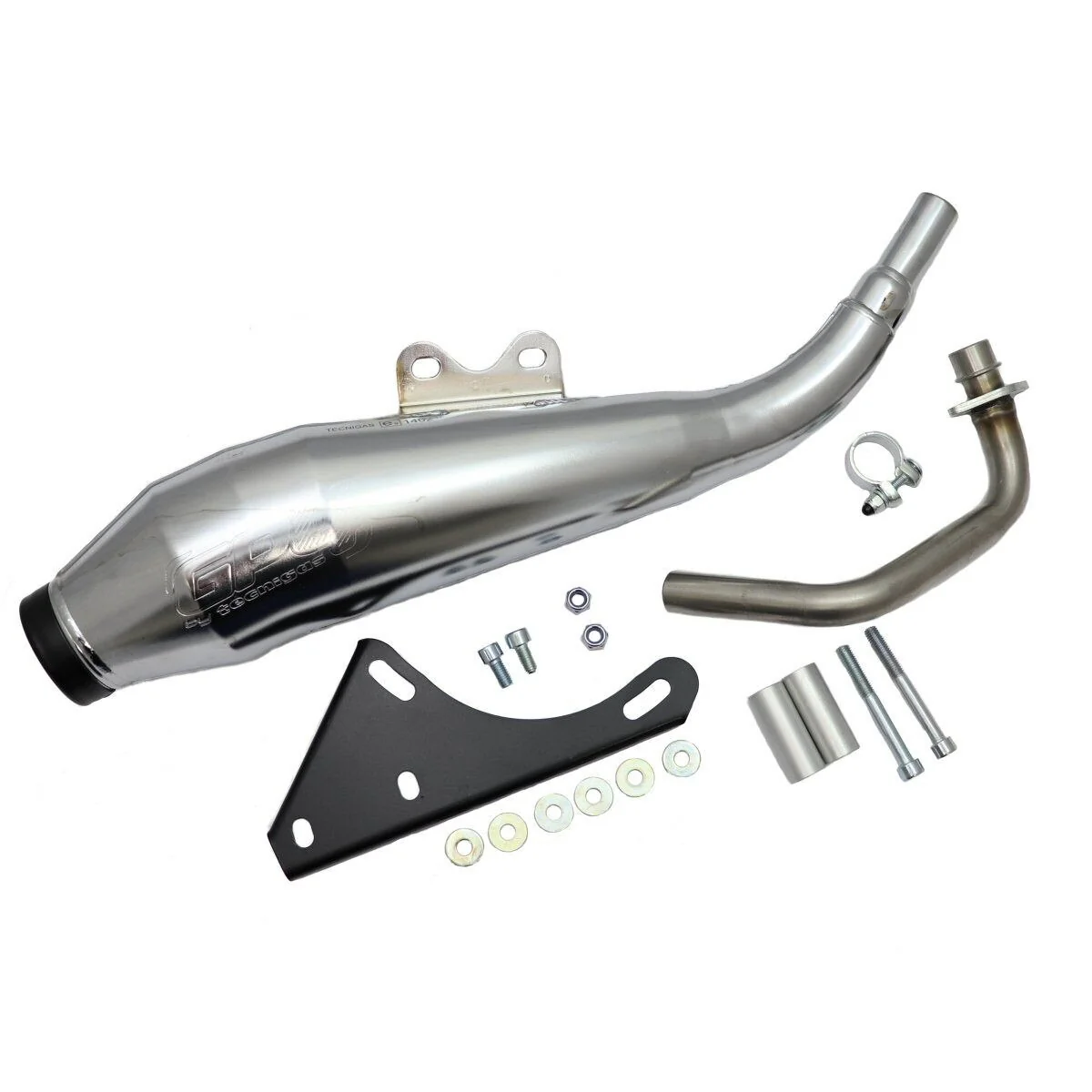 Tecnigas GP4 Exhaust for 4-Stroke Piaggio Scooters