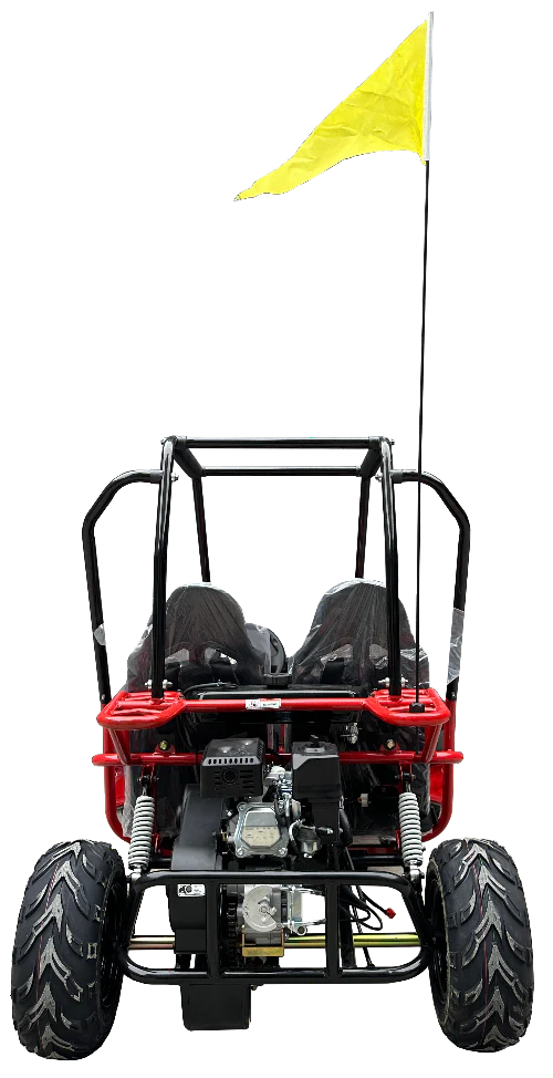 TrailMaster Apache 7 212cc Youth Go Kart for Kids Ages 10+ – Full Roll Cage, High-Back Seats, Over-the-Shoulder Harnesses, Air-Cooled Engine - Image 12