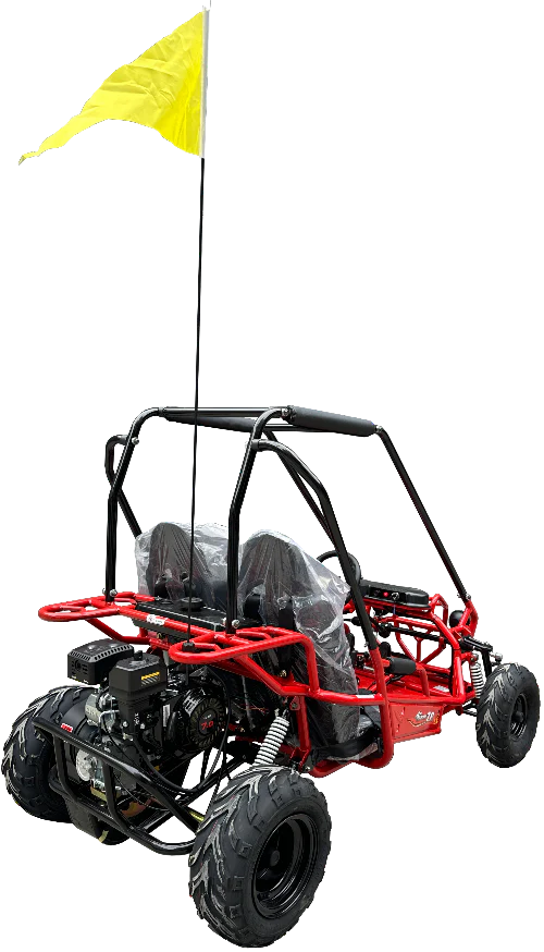 TrailMaster Apache 7 212cc Youth Go Kart for Kids Ages 10+ – Full Roll Cage, High-Back Seats, Over-the-Shoulder Harnesses, Air-Cooled Engine - Image 14