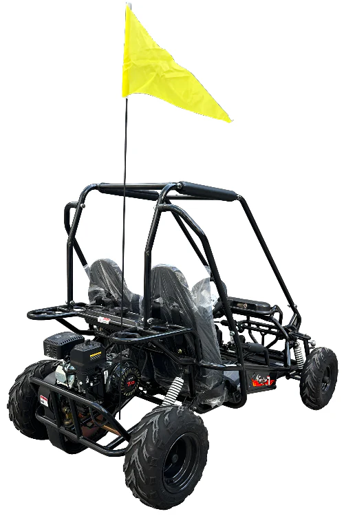 TrailMaster Apache 7 212cc Youth Go Kart for Kids Ages 10+ – Full Roll Cage, High-Back Seats, Over-the-Shoulder Harnesses, Air-Cooled Engine - Image 9