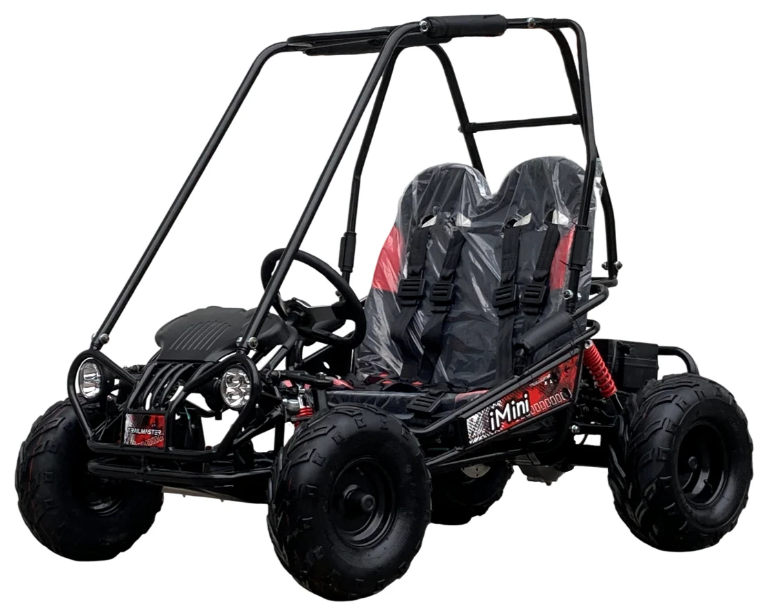 TrailMaster iMini Kids Electric Go Kart, Reverse, 48v, 2-speed settings, Kids Ages 4-9