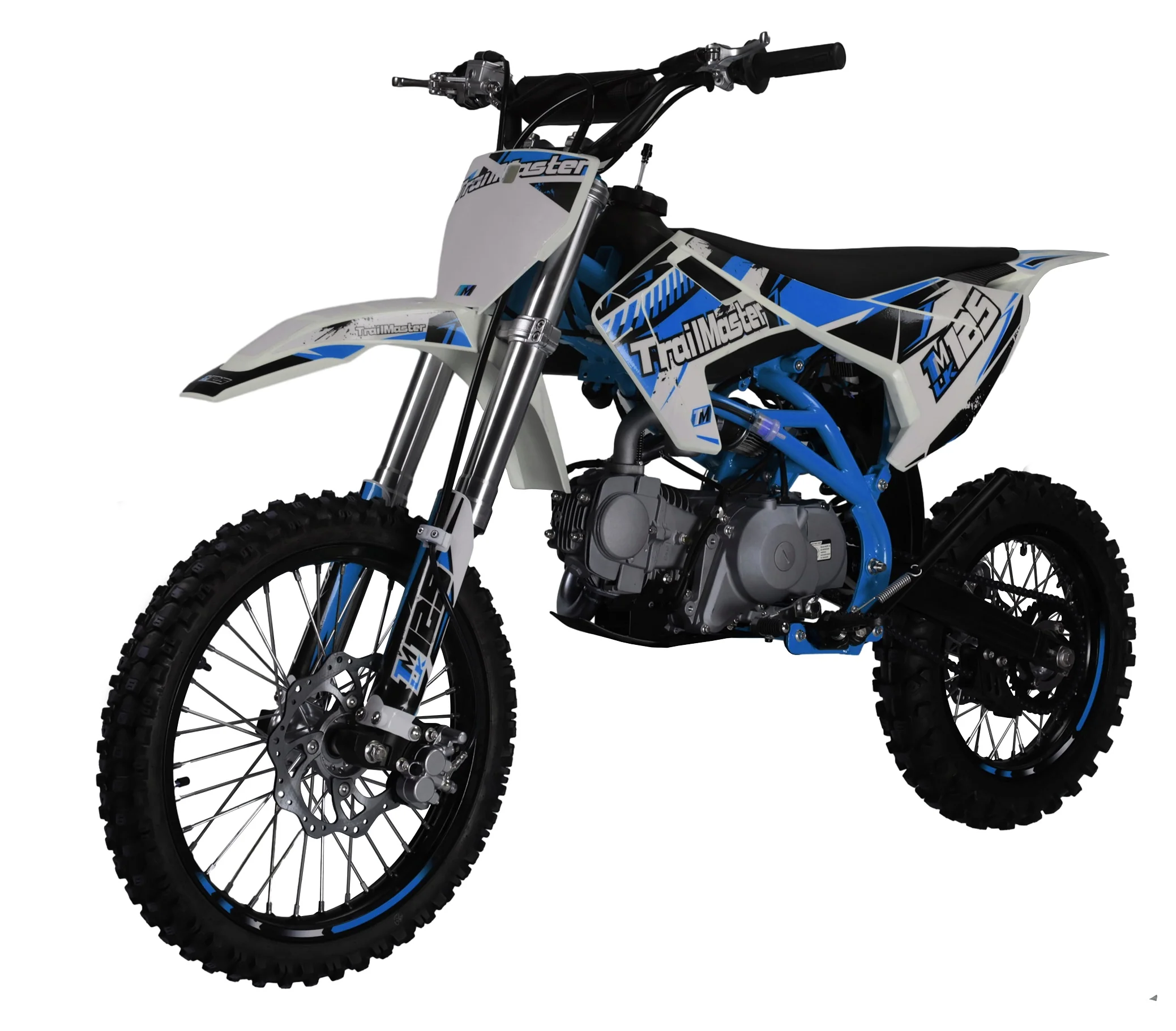 TrailMaster LK125 Pro Series Dirt Bike, Electric Start, 4-Speed Manual, Dual Disc Brakes, (17/14) Wheels - Image 3