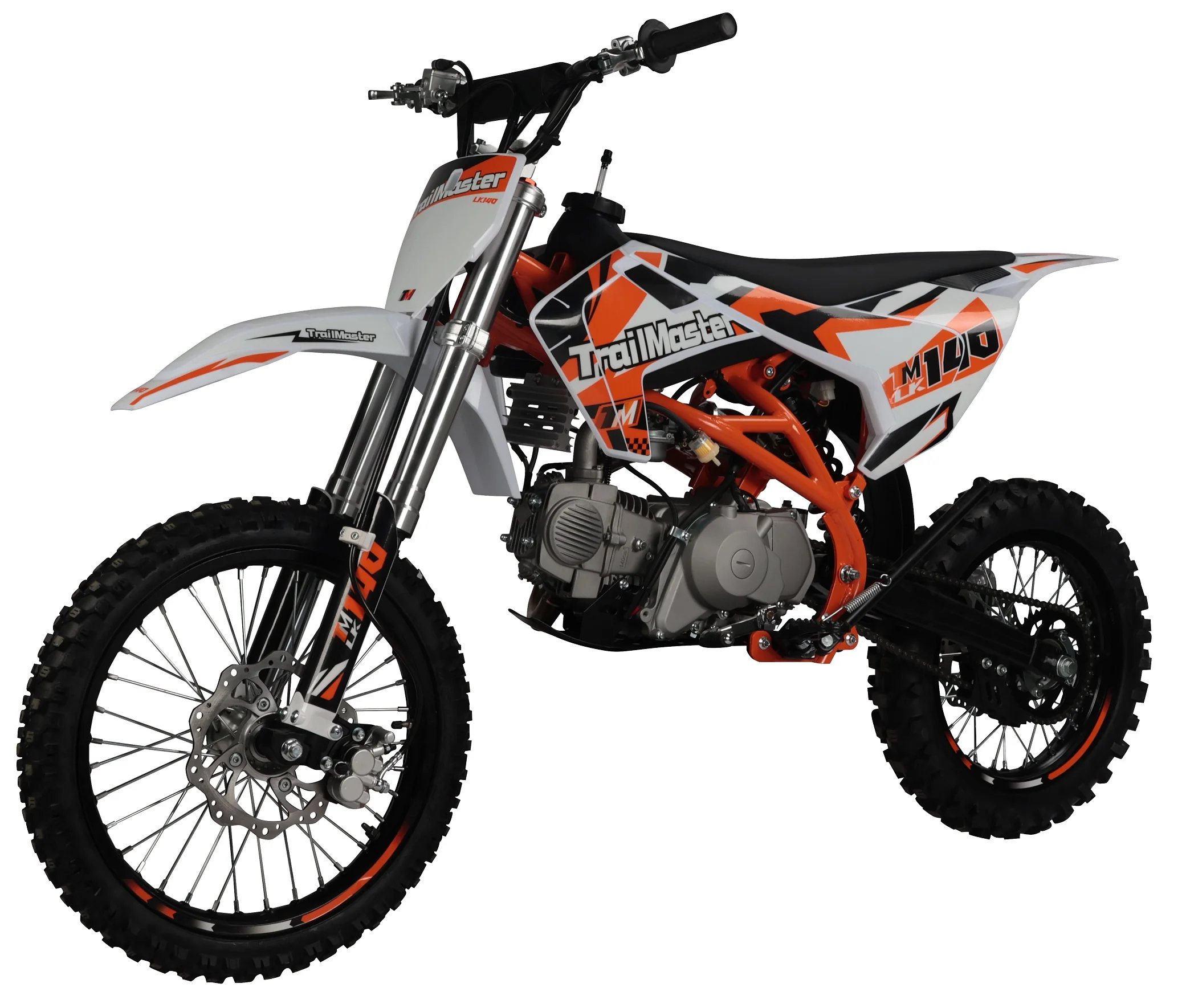 TrailMaster LK140 Pro Series Dirt Bike, Electric Start, 4-Speed Manual, Dual Disc Brakes, (17/14) Wheels - Image 6