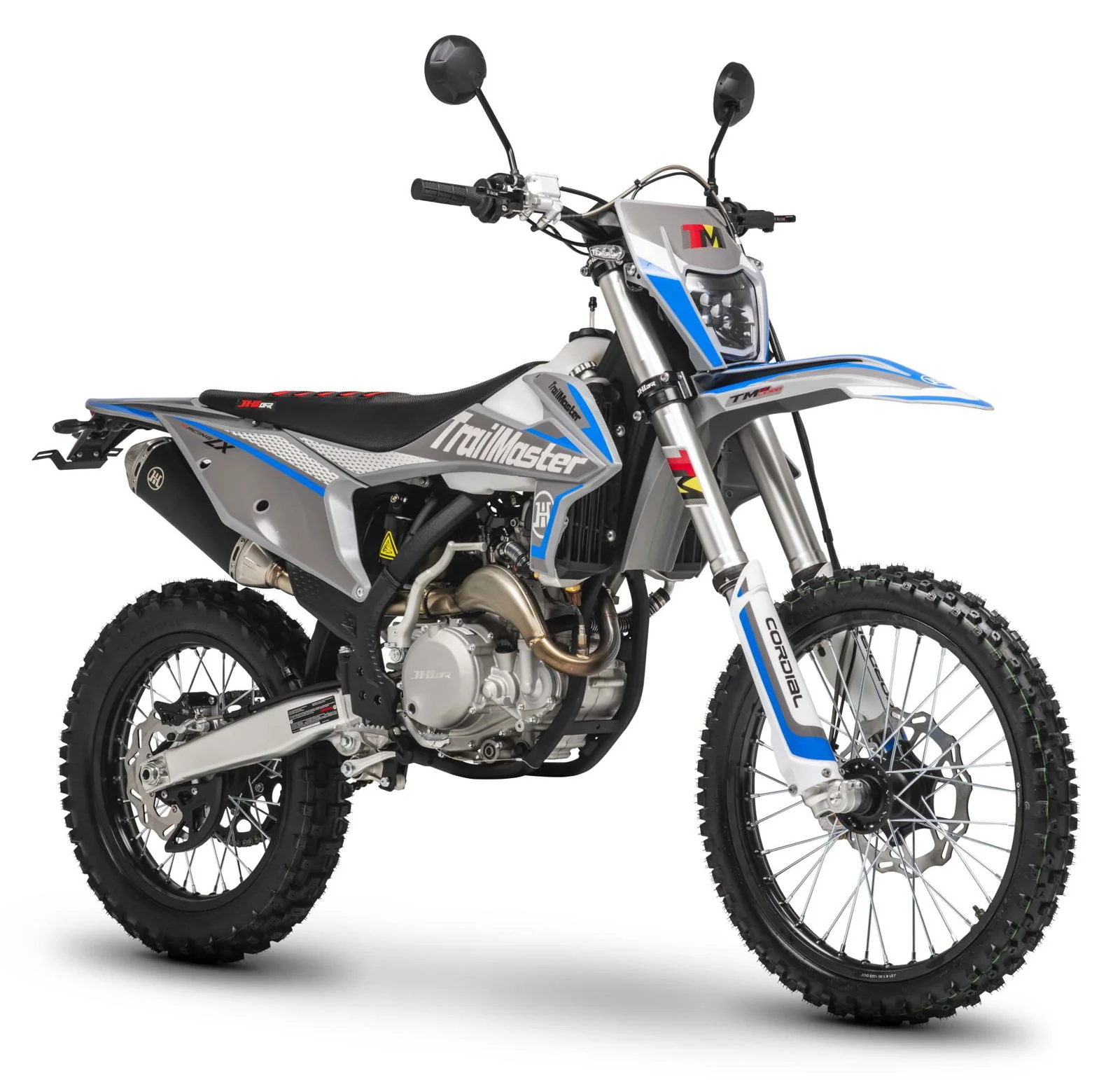 TrailMaster LX300 Dual Sport Dirt Bike, NC300 EFI Racing Engine, Liquid-Cooled, 6-Speed Manual, Dual Disc Brakes, Electric Start with Kick backup, Wheels (21/18)