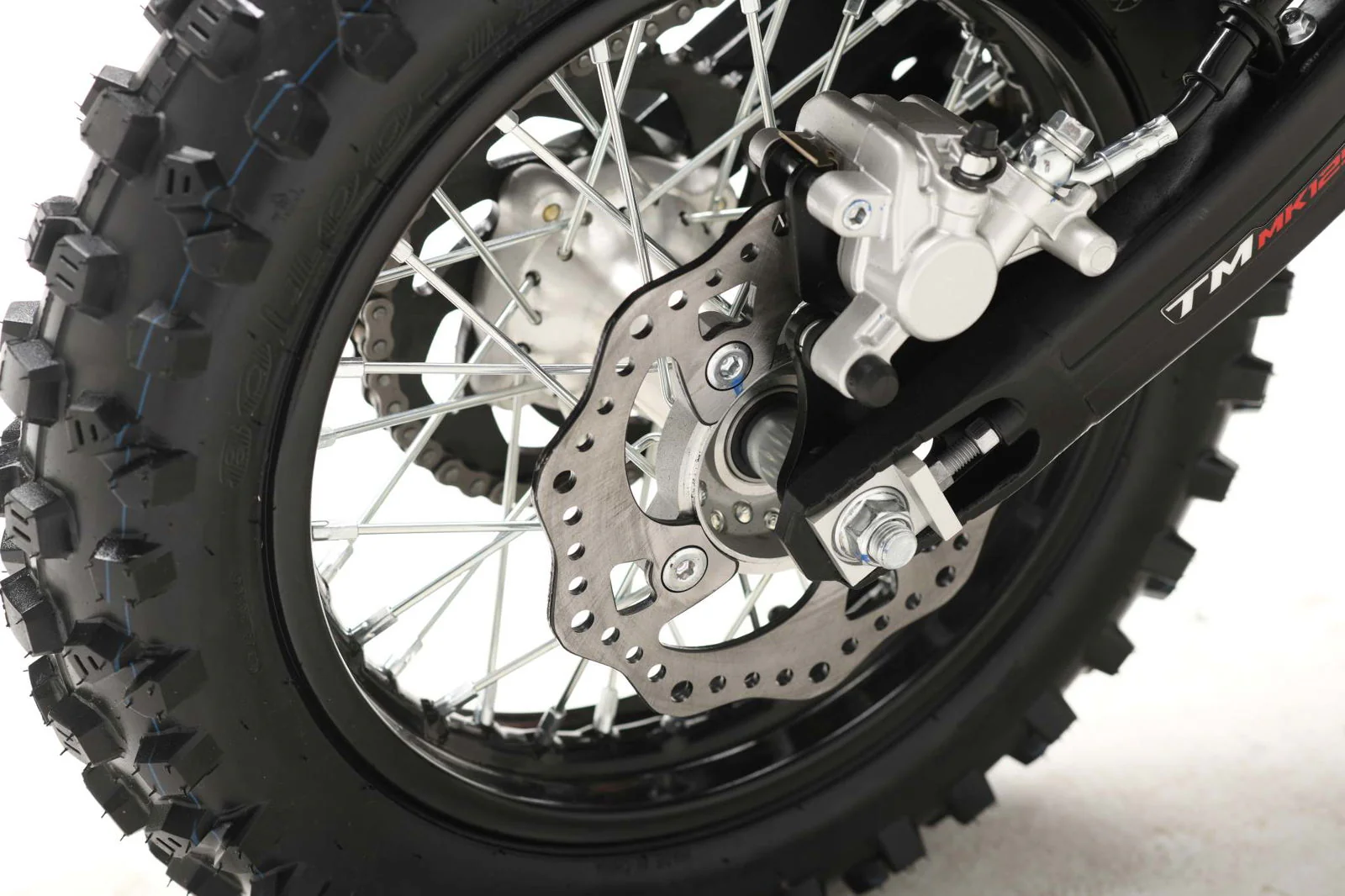 TrailMaster MK125S Pro Series Dirt Bike, 4-Speed Semi-Automatic, Electric Start, Dual Disc Brakes, (14/12) Wheels - Image 39