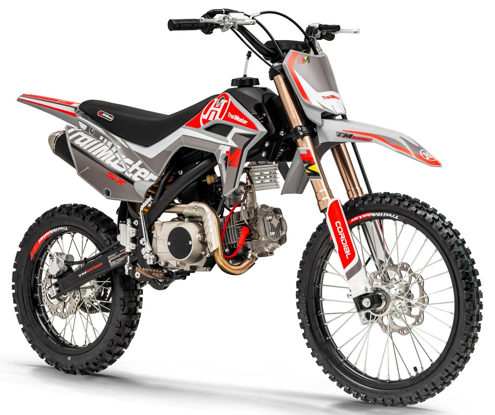 TrailMaster SX150 Pro Series Dirt Bike, Electric Start, 4-Speed Manual, Dual Disc Brakes, (19/16) Wheels - Image 12