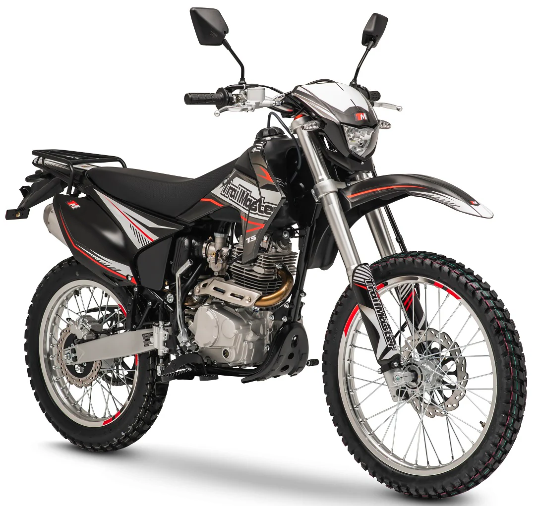 TrailMaster T5 Dual Sport Dirt Bike, 5-Speed Manual, 223cc Engine, Dual Disc Brakes, Electric Start with Kick backup, (21/18) Wheels - Image 7