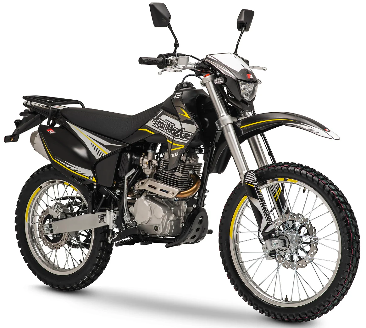 TrailMaster T5 Dual Sport Dirt Bike, 5-Speed Manual, 223cc Engine, Dual Disc Brakes, Electric Start with Kick backup, (21/18) Wheels - Image 8