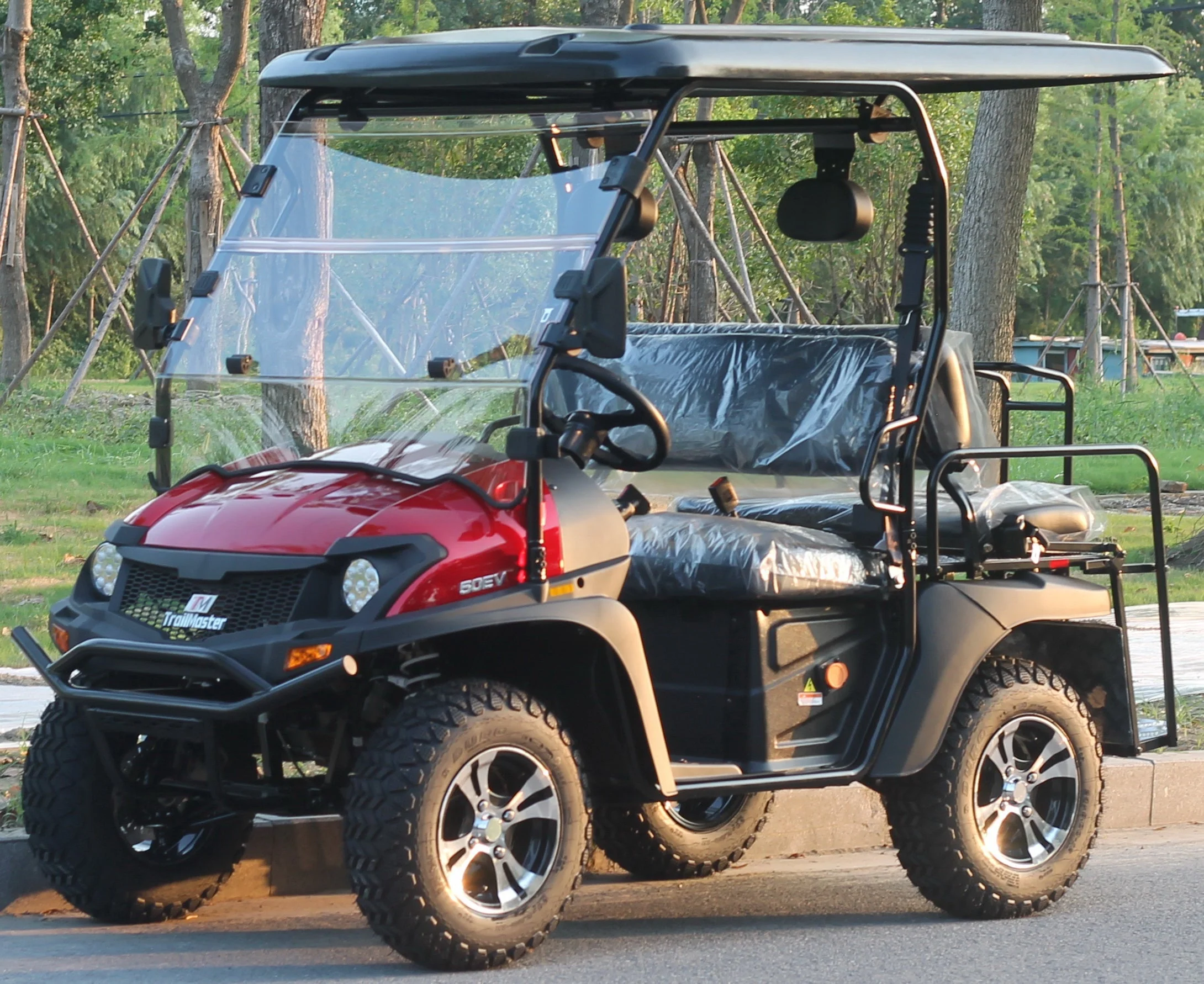 TrailMaster Taurus 50EV 4-Seat Electric Golf Cart, 60 Volt, Full DOT Light Package Included - Image 51