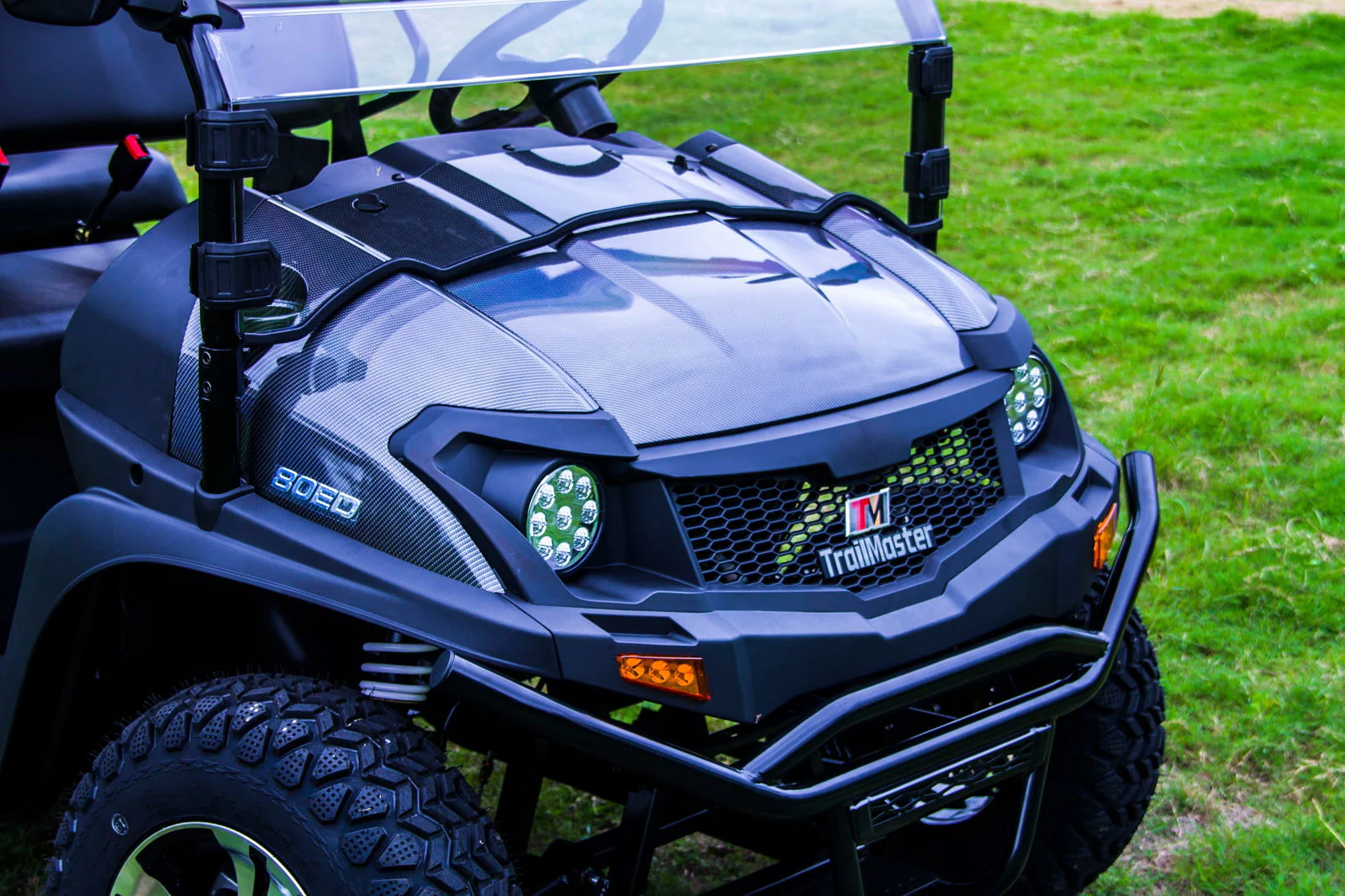 TrailMaster Taurus 80ED-GV 6-Seat Electric Golf Cart, 72 Volt, Extended Roof - Image 15