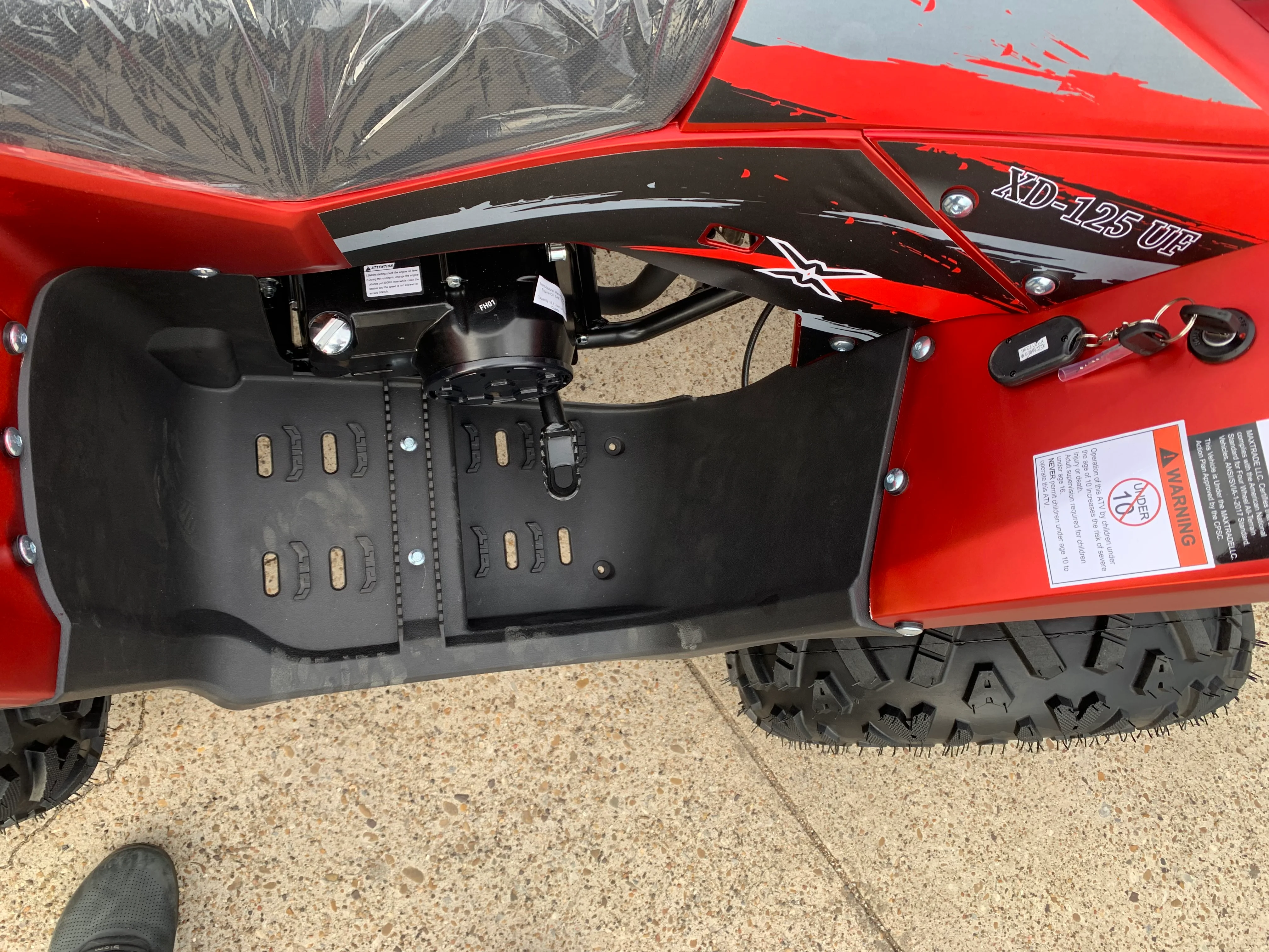 Lander-XD 125UF 125cc Utility ATV, Automatic with Reverse, 8-inch Wheels, Ages 9-12 - Image 21